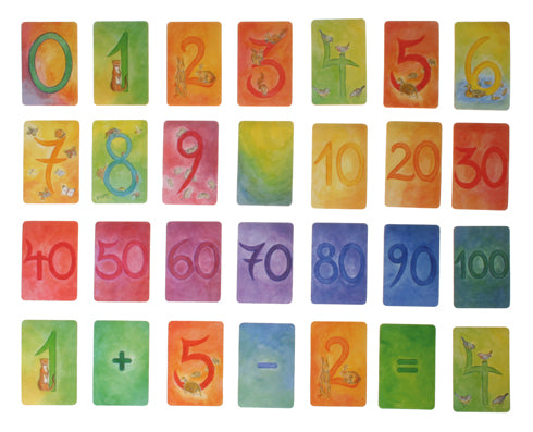 Grimm's Learning Cards - Numbers (48 pieces, German)