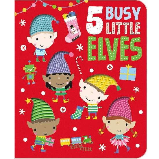 5 Busy Little Elves Board Book