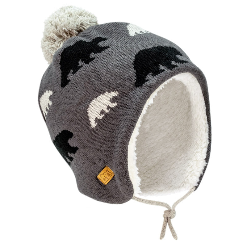 Jan & Jul Bear Cub Earflap Beanie S