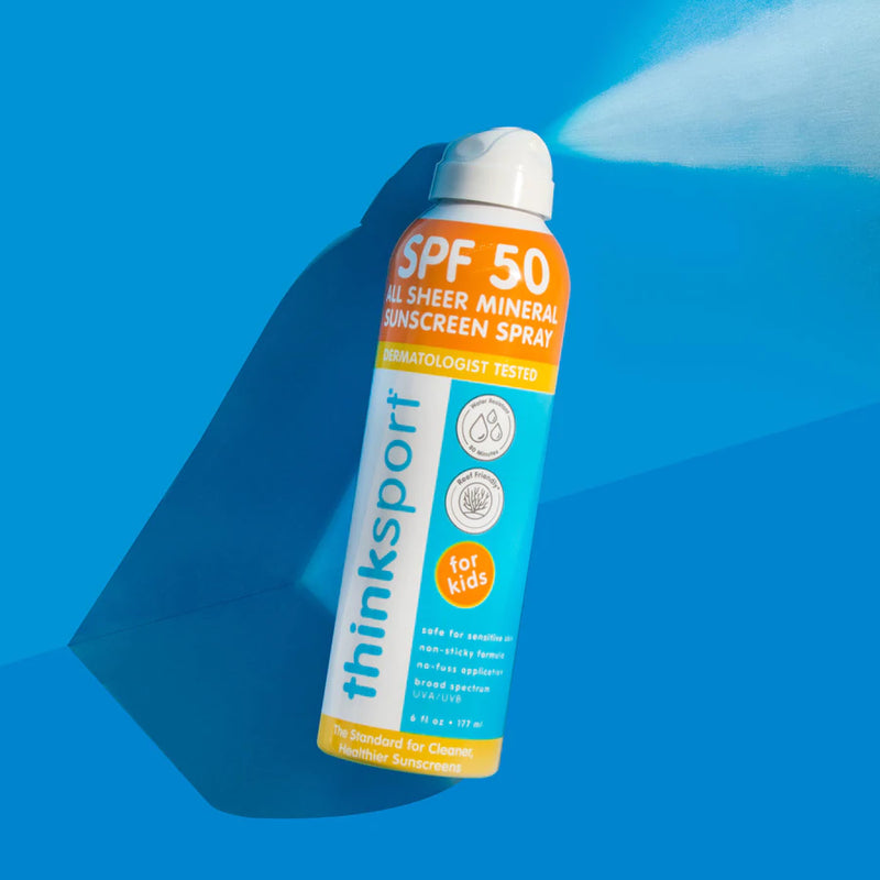 Thinksport Kids SPF50+ All Sheer Mineral Sunscreen Spray