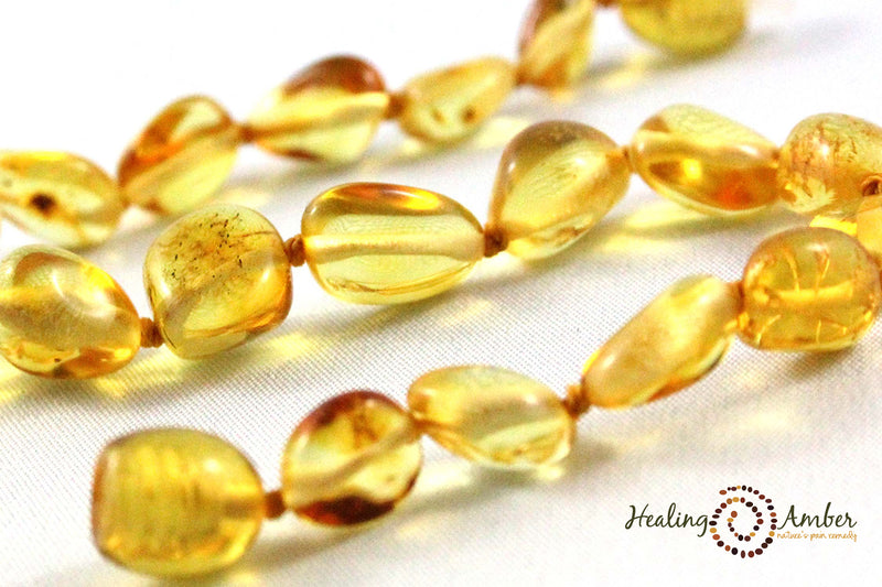 Adult Healing Amber Necklace (17.5" - 18")