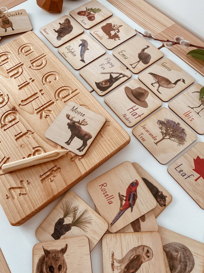 Canadian Themed A to Z Tiles - 26 Pcs