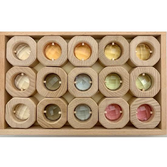 Papoose Coins Window Earth Set, 15 pcs
