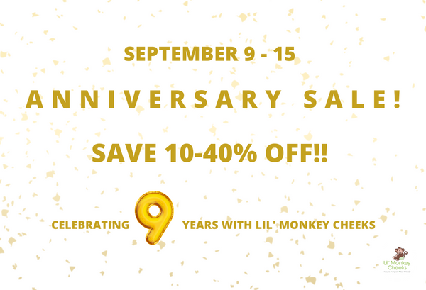 Our 9 Year ANNIVERSARY SALE Starts Soon!