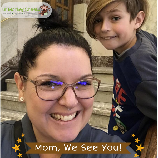 Congratulations to our 'Mom, We See You!' Spring 2020 winner, Amy!
