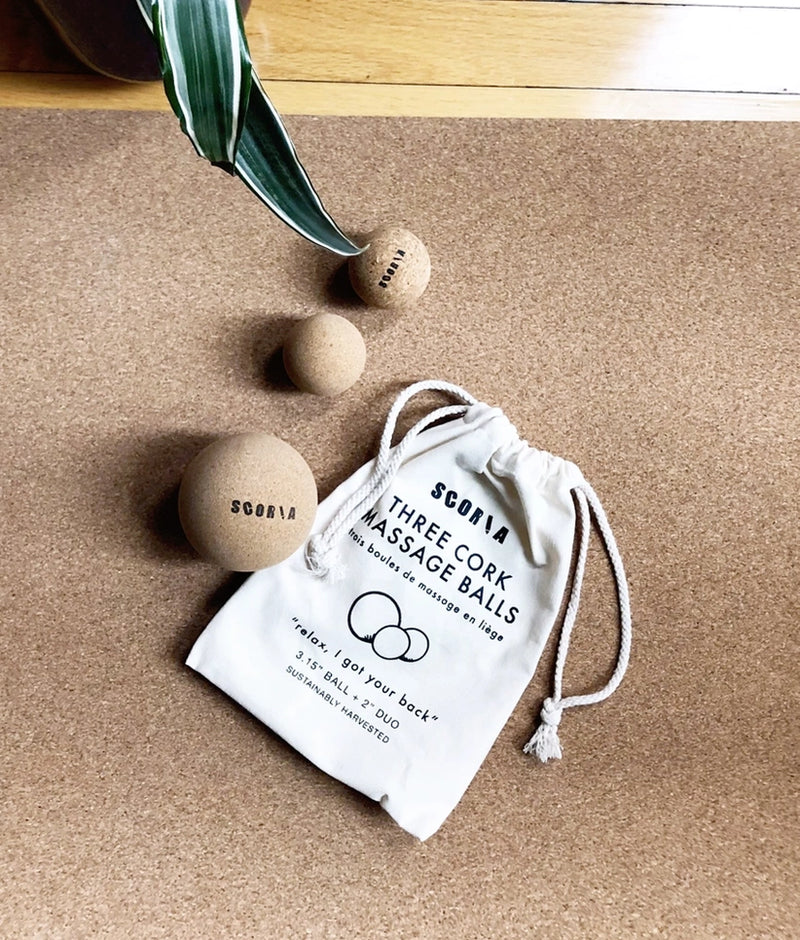 Scoria Cork Massage Balls
