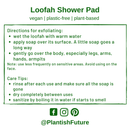 Loofah Shower Pad