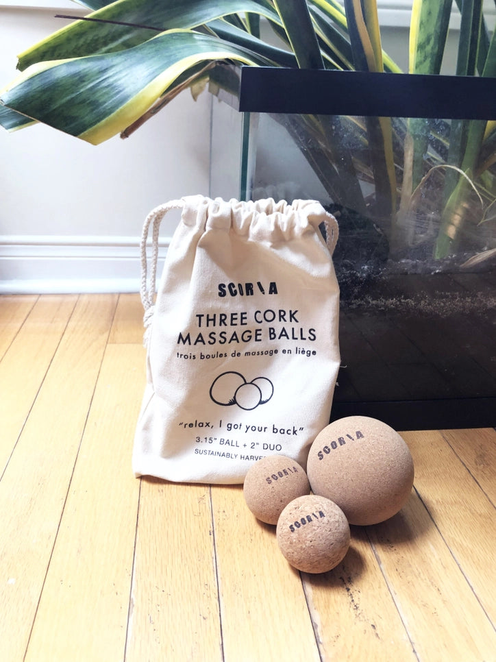 Scoria Cork Massage Balls