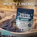 Mighty Bubbles Laundry Treatment, 20 count