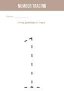 Number Tracing Fun - Digital Download