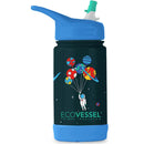 The Frost EcoVessel Insulated Stainless Steel Water Bottle with Straw, 12 oz