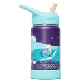 The Frost EcoVessel Insulated Stainless Steel Water Bottle with Straw, 12 oz