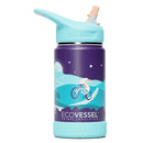 The Frost EcoVessel Insulated Stainless Steel Water Bottle with Straw, 12 oz