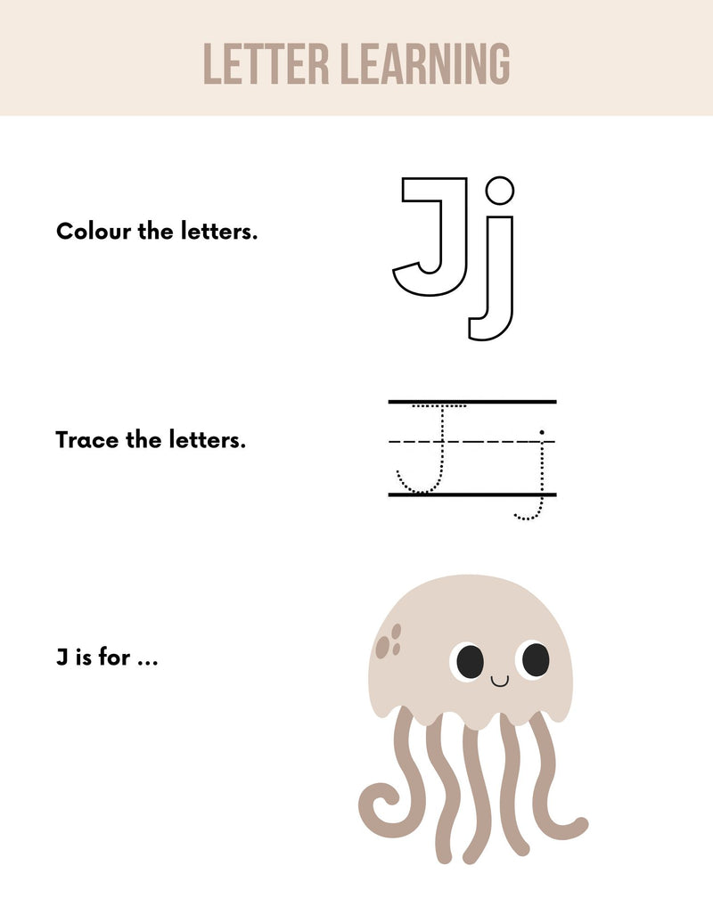 Toddler Workbook - Digital Download