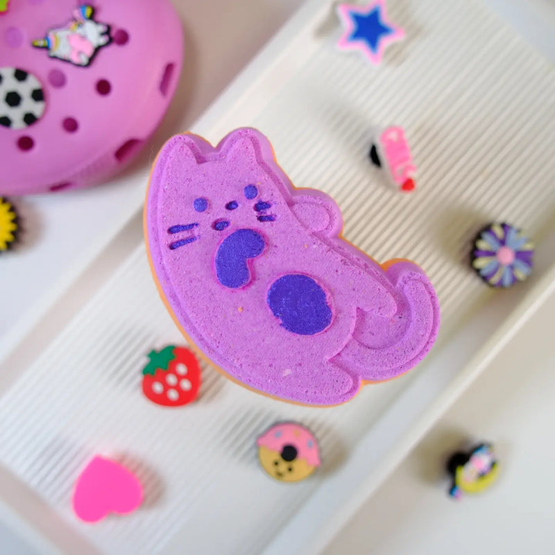 Happy Hippo Bath Bomb with Shoe Charm