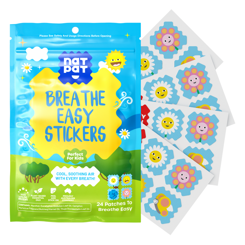 Stuffy Patch - Breathe Easy Stickers *pre-order (shipping mid May)