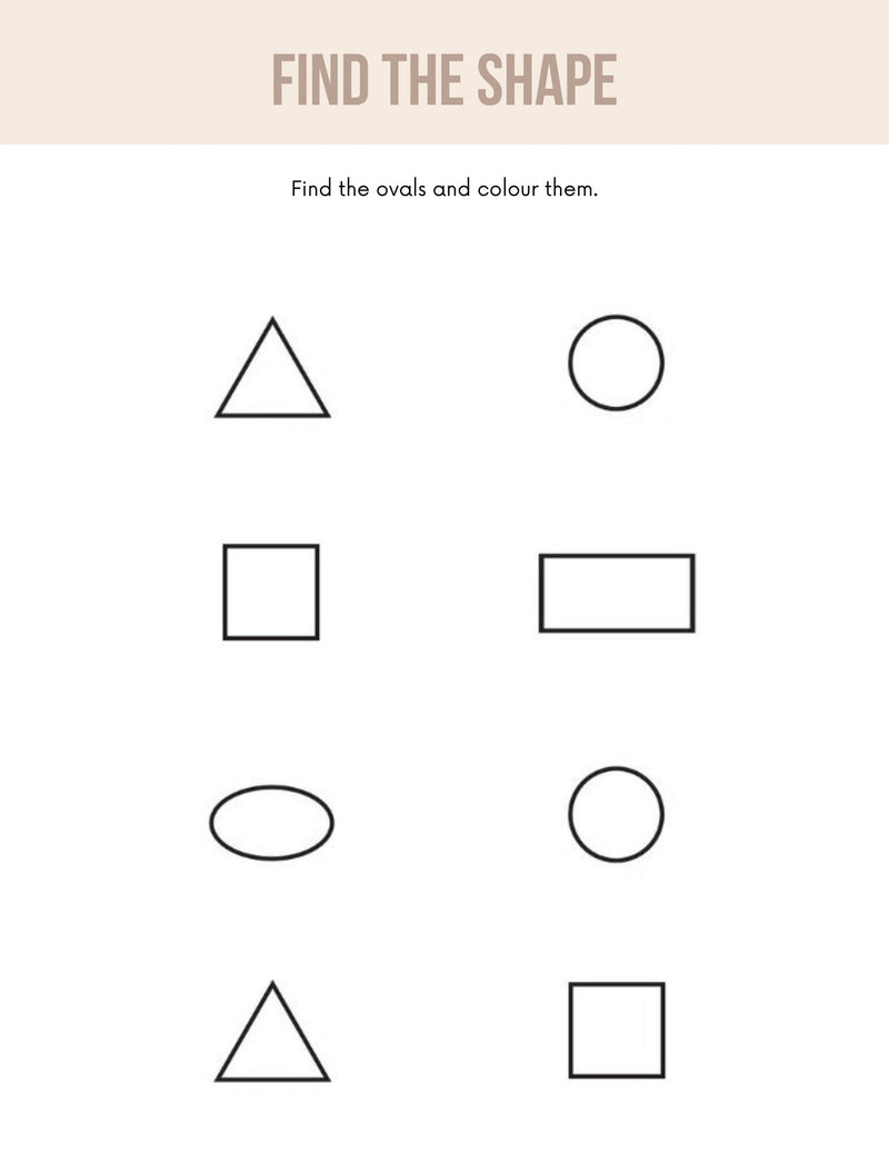 Toddler Workbook - Digital Download