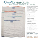 GroVia Prefold Cloth Diapers (6pk)