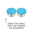 LunchBots Medium (2.5oz) Stainless Steel Dip Containers, set of 2