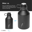EcoVessel 64 oz Boss Triple Insulated Stainless Steel Growler