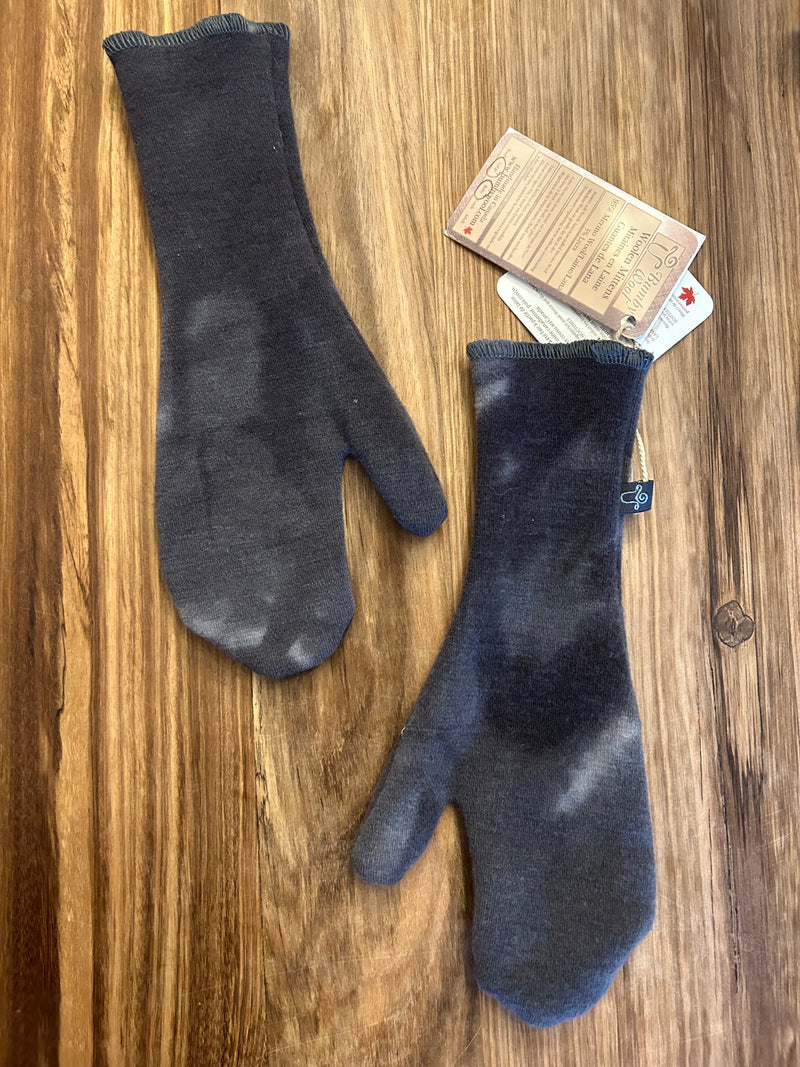 Bumby Single Layer Liner Mitts - Grey Rockies Tie Dye