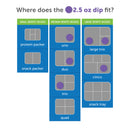 LunchBots Medium (2.5oz) Stainless Steel Dip Containers, set of 2