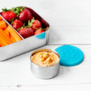 LunchBots Medium (2.5oz) Stainless Steel Dip Containers, set of 2