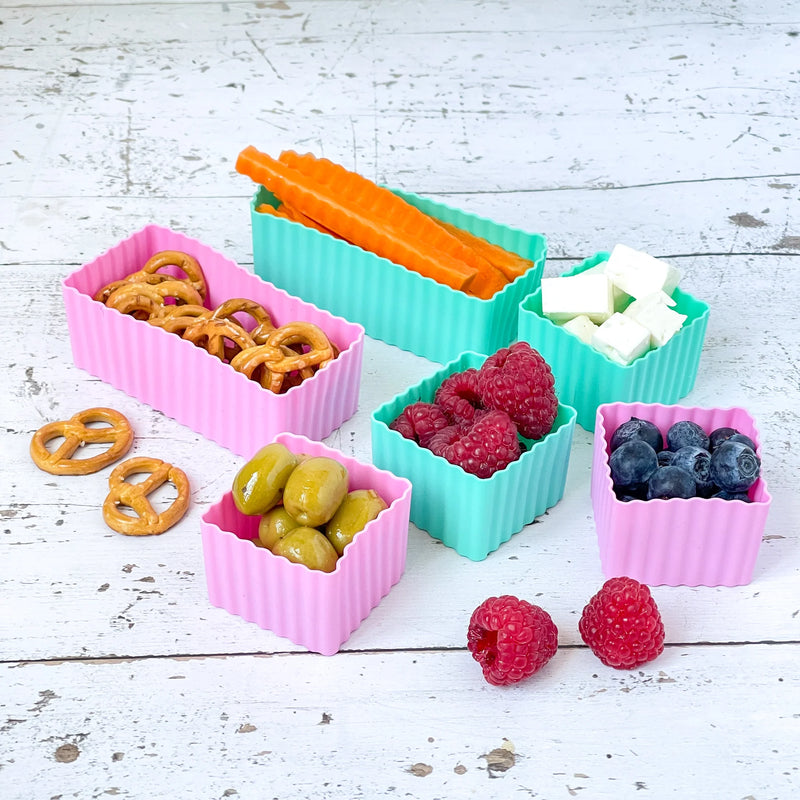 Yumbox Mini Silicone Bento Cups, Set of 6