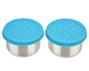 LunchBots Medium (2.5oz) Stainless Steel Dip Containers, set of 2