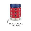 LunchBots Leakproof Thermal Dots Food Container, 12oz *back-order (estimated shipping Aug 20)