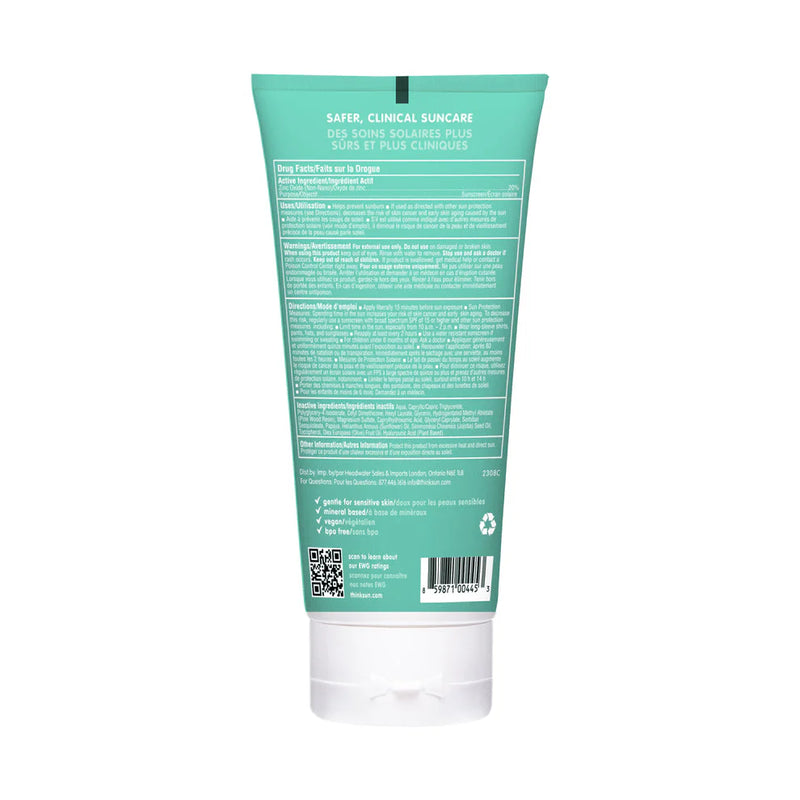 Thinksport Kids Mineral Based Sunscreen SPF 50 - 177 ml