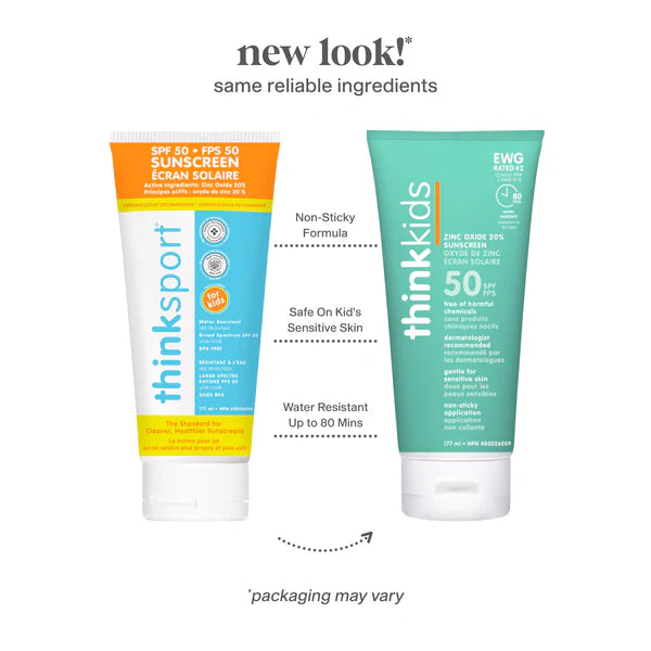 Thinksport Kids Mineral Based Sunscreen SPF 50 - 177 ml