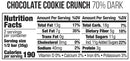 Taza Chocolate Cookie Crunch - 70% Dark Chocolate