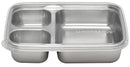 U Konserve 3 Compartment Stainless Steel Container with Silicone Lid, 24 oz