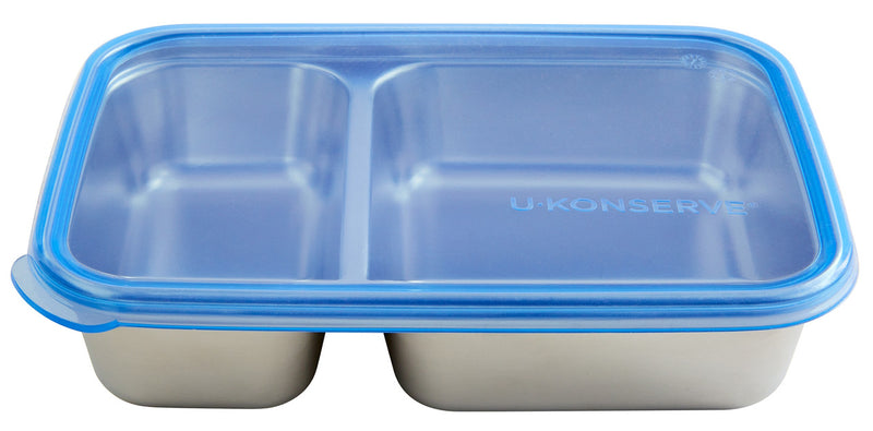 U Konserve Stainless Steel Rectangle Container Silicone Lid 25oz