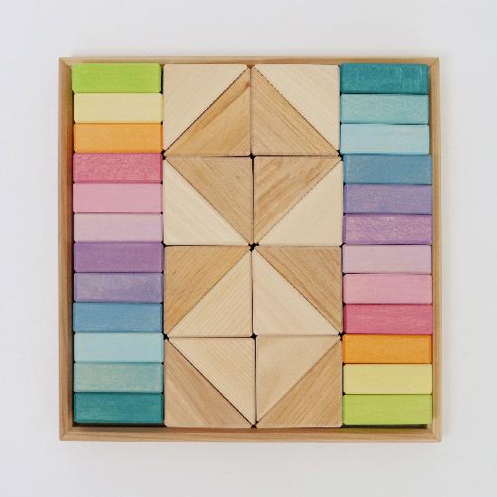 Grimm's Building Set Pastel Duo