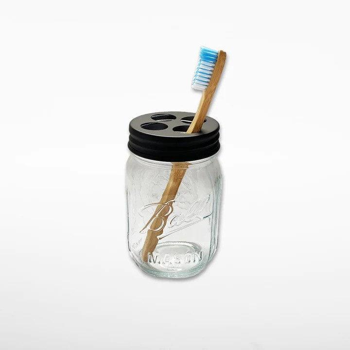 Toothbrush Lid for Mason Jar