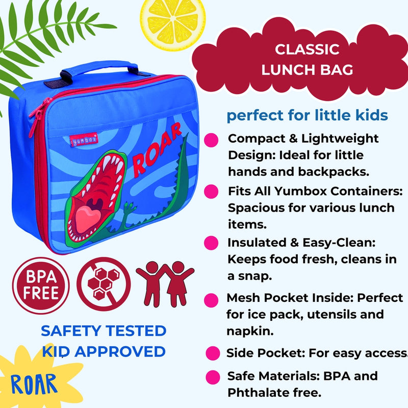Yumbox Classic Lunch Bag & Sandwich Bag Set