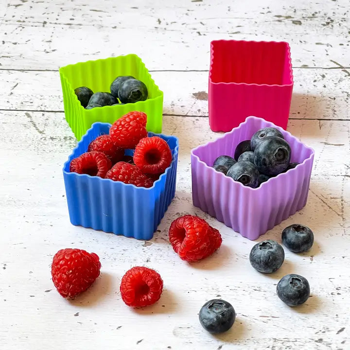 Yumbox Multicolour Mini Silicone Bento Cups, Set of 8