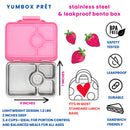 Yumbox Prêt- Leakproof Stainless Steel Bento