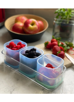 Yumbox Chop Chop  - Set of 3 Silicone Containers