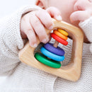 Grimm's Rattle Pyramid With 6 Discs