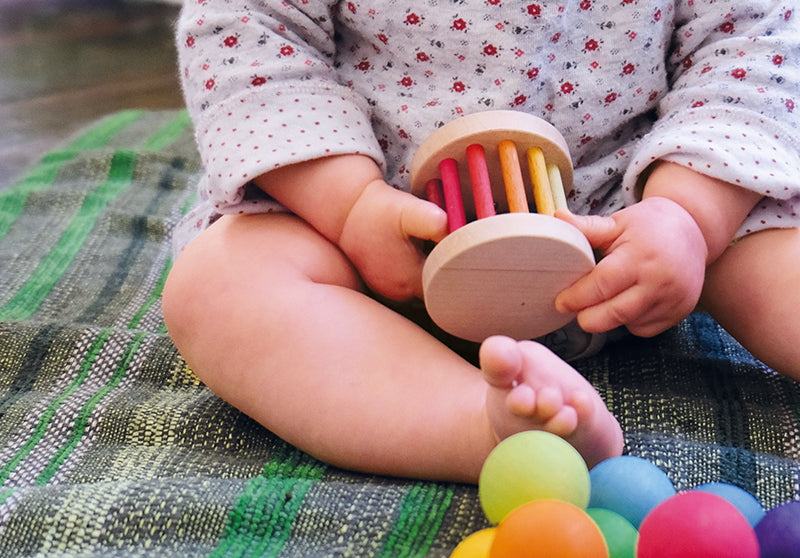 Grimm's Mini Rolling Wheel with Bells
