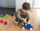 Grimm's Pull Along Blue Truck with Blocks