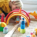 Grimm's Wooden Train Building Set 17 pieces