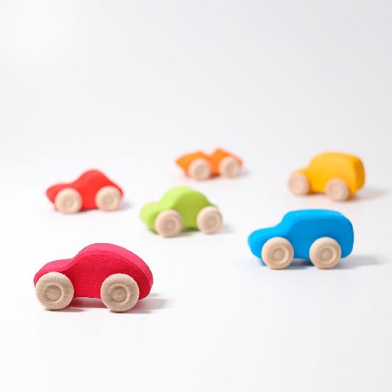 Grimm's Multicolour Cars, 6 pcs