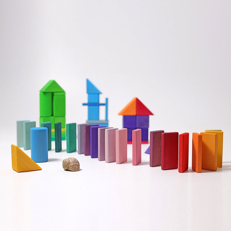 Grimm's Learning - Shapes and Colours 70 pcs. Explore Geometry