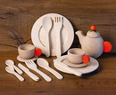 Erzi Tableware - Wood Crockery Set