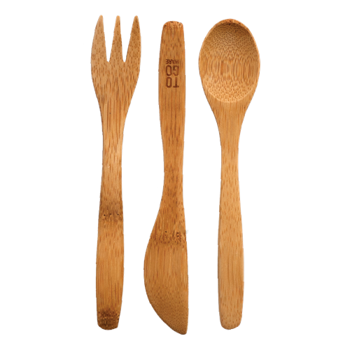 To-Go Ware Kids Bamboo Utensil Set, 3 Spoons & 3 Forks