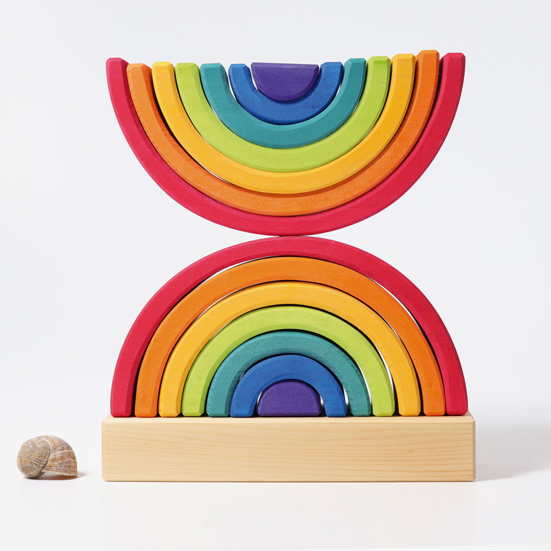Grimm's Stacking Double Rainbow Tower